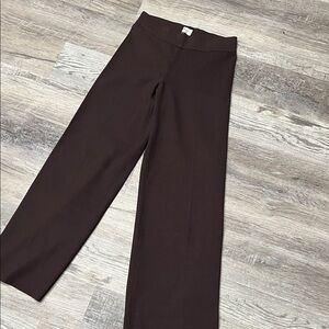 Wilfred Chocolate Wide Leg Pants